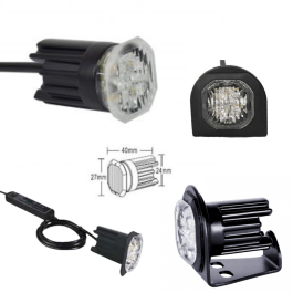 Van Master VMG-HIL308-A 12/24 Covert Style Amber LED Warning Hideaway LED PN: VMG-HIL308-A  